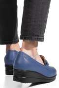 PANTOFI ALBASTRI PIELE NATURALA 1S77299B