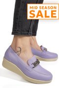 PANTOFI MOV PIELE NATURALA 1S77299B