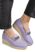 PANTOFI MOV PIELE NATURALA 1S77299B
