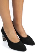 PANTOFI NEGRU SNK PIELE NATURALA INTOARSA LERA