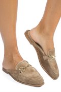 SABOTI TAUPE PIELE NATURALA INTOARSA AS773387