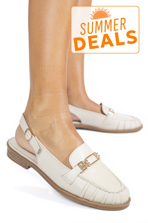 Pantofi bej piele naturala as773746