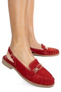 PANTOFI ROSII PIELE NATURALA INTOARSA AS773746