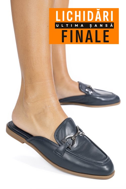 Mocasini bleumarin piele naturala as773387