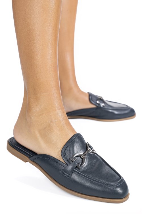Mocasini bleumarin piele naturala as773387