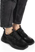 PANTOFI SPORT NEGRI PIELE NATURALA FPC002455