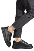 PANTOFI SPORT NEGRI PIELE NATURALA GPC033