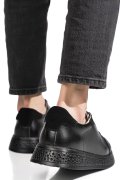 PANTOFI SPORT NEGRI PIELE NATURALA GPC033