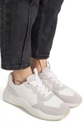 PANTOFI SPORT ALBI PIELE NATURALA FPC002455