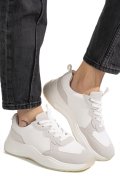 PANTOFI SPORT ALBI PIELE NATURALA FPC002455