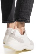 PANTOFI SPORT ALBI PIELE NATURALA FPC002455