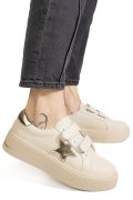 PANTOFI SPORT BEJ PIELE NATURALA TPC8078