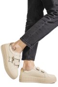 PANTOFI SPORT BEJ PIELE NATURALA TPC8078