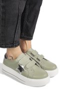 PANTOFI SPORT OLIVE PIELE NATURALA TPC8078