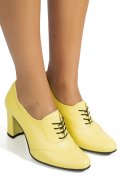 PANTOFI GALBENI PIELE NATURALA 1S77715