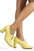 PANTOFI GALBENI PIELE NATURALA 1S77715