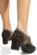 PANTOFI MARO INCHIS PIELE NATURALA INTOARSA 1S77515PA