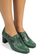 PANTOFI VERZI PIELE NATURALA 1S77515PA