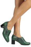 PANTOFI VERZI PIELE NATURALA 1S77515PA
