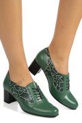 PANTOFI VERZI PIELE NATURALA 1S77515PA