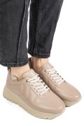 PANTOFI SPORT TAUPE PIELE NATURALA 4S77021