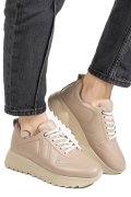 PANTOFI SPORT TAUPE PIELE NATURALA 4S77021