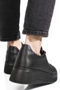 PANTOFI SPORT NEGRI PIELE NATURALA 9S77037