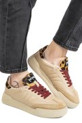 MONO WAY, PANTOFI SPORT BEIGE PIELE NATURALA INTOARSA JIHA-58W