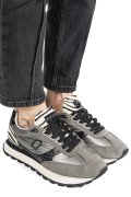 MONO WAY, PANTOFI SPORT GREY PIELE NATURALA INTOARSA RIDER-43W