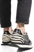MONO WAY, PANTOFI SPORT GREY PIELE NATURALA INTOARSA RIDER-43W