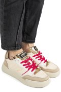 MONO WAY, PANTOFI SPORT BEIGE PIELE NATURALA INTOARSA BAMGO-53W