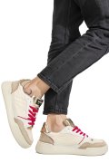 MONO WAY, PANTOFI SPORT BEIGE PIELE NATURALA INTOARSA BAMGO-53W