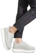 PANTOFI SPORT GRI INCHIS PIELE NATURALA FPC001780