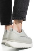 PANTOFI SPORT GRI INCHIS PIELE NATURALA FPC001780