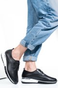 PANTOFI SPORT BLACK PIELE NATURALA 6SP213
