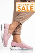 PANTOFI SPORT PINK PIELE NATURALA 6SP212