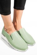 PANTOFI SPORT GREEN PIELE NATURALA 6SP212