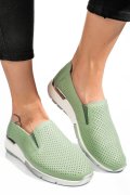 PANTOFI SPORT GREEN PIELE NATURALA 6SP212