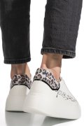 PANTOFI SPORT ALBI PIELE NATURALA FPC001832