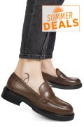 MOCASINI MARO PIELE NATURALA IS77DA-SADDLE