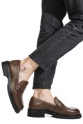 MOCASINI MARO PIELE NATURALA IS77DA-SADDLE