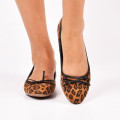 BALERINI ANIMAL PRINT PIELE NATURALA INTOARSA 2S77045