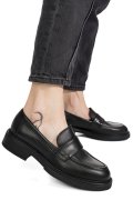 MOCASINI NEGRI PIELE NATURALA IS77DA-SADDLE