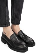 MOCASINI NEGRI PIELE NATURALA IS77DA-SADDLE
