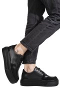 PANTOFI SPORT NEGRI PIELE NATURALA 3S77026