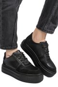 PANTOFI SPORT NEGRI PIELE NATURALA 3S77026