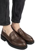MOCASINI MARO INCHIS PIELE NATURALA IS77DA-SADDLE