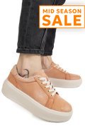 PANTOFI SPORT ORANGE PIELE NATURALA INTOARSA ASPN2510