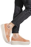 PANTOFI SPORT ORANGE PIELE NATURALA INTOARSA ASPN2510