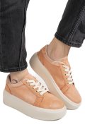 PANTOFI SPORT ORANGE PIELE NATURALA INTOARSA ASPN2510